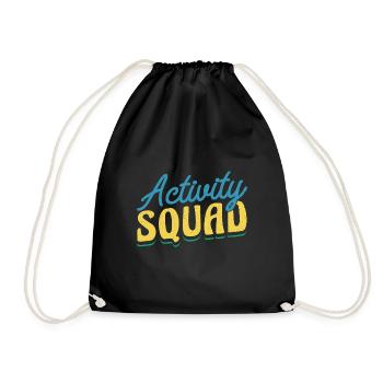 Activity Assistant Squad Team - Turnbeutel - Schwarz - Vorne