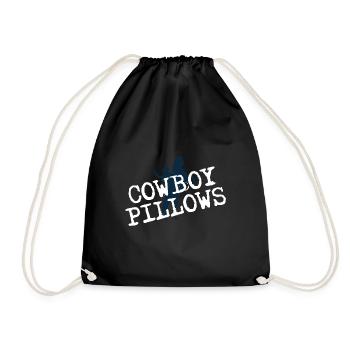 Cowboy Pillows Southern Girl Texas Lady Funny - Drawstring Bag - black - Front