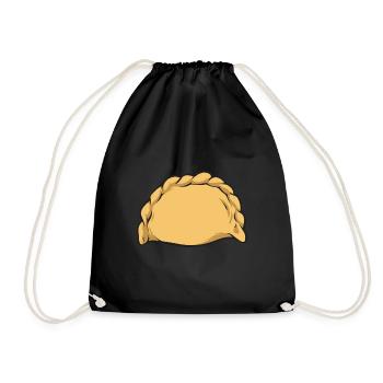 Polish Food Pierogi - Drawstring Bag - black - Front