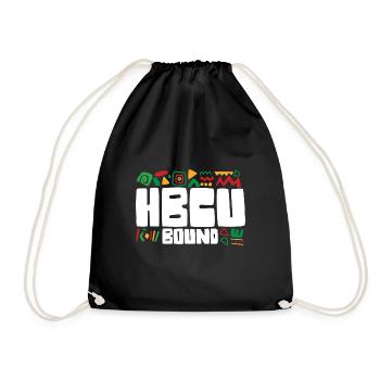 HBCU Bound Student Historically Black College - Drawstring Bag - black - Front