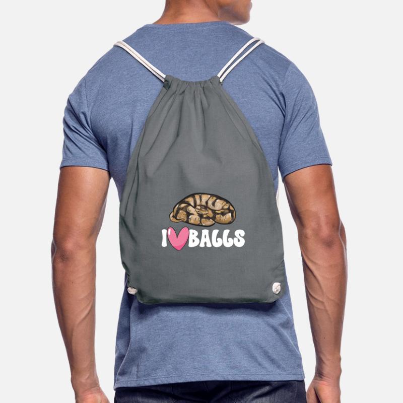 Ball Python Snake King Python Drawstring Bag