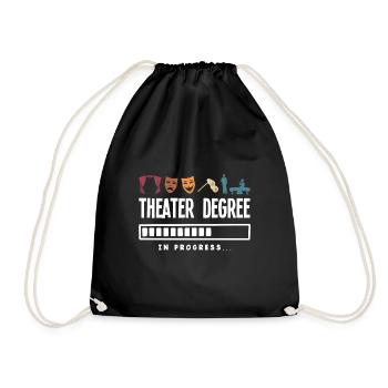 Theater Thespian Theatrical Thespianism Theater - Turnbeutel - Schwarz - Vorne