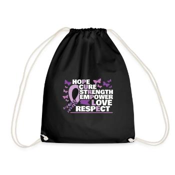 Epilepsy Awareness Month - Drawstring Bag - black - Front
