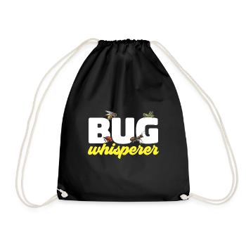 Insect collectors, insects, beetle lovers, entomologists - Drawstring Bag - black - Front