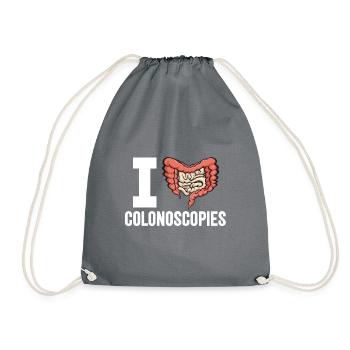 Gastro-entérologie Endoscopie Coloscopie - Sac de sport léger - gris - Devant