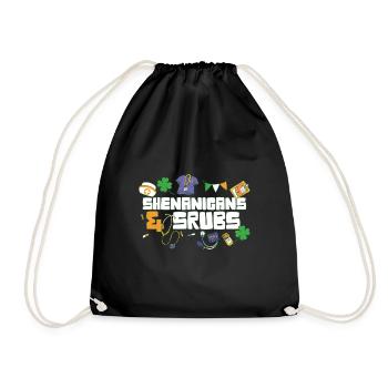 Shenanigans & Scrubs Infirmière urgente Médecin St. - Sac de sport léger - noir - Devant