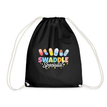 Spécialiste de l’emmaillotage Travail et accouchement post-partum - Sac de sport léger - noir - Devant