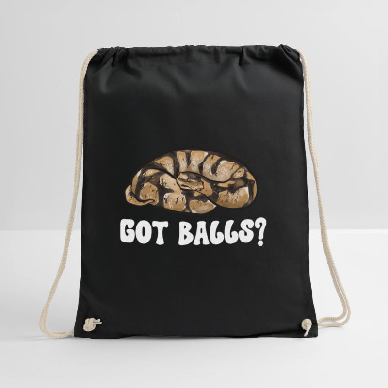 Ball Python Snake King Python Drawstring Bag