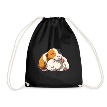 Cobaye couple - Sac de sport léger - noir - Devant
