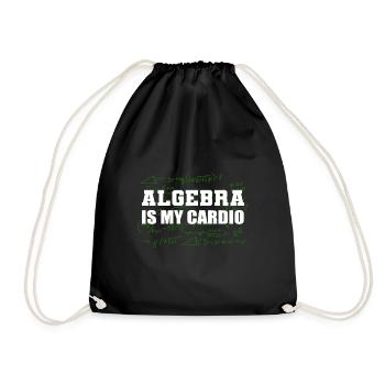 My Cardio Math -Major Gift - Drawstring Bag - black - Front