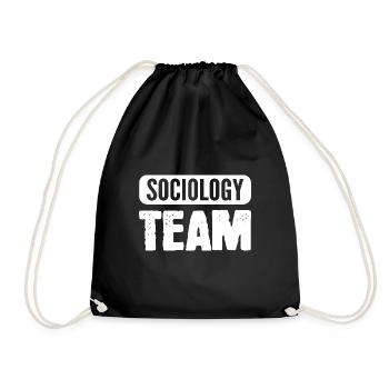 Sociology -Team Sociology -Major Gift - Drawstring Bag - black - Front