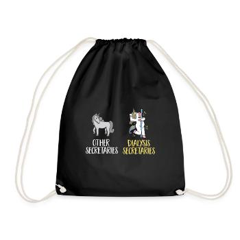 Dialysis Secretary Dialysis Specialist - Drawstring Bag - black - Front
