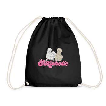Seidenhuhn Poulet soyeux - Sac de sport léger - noir - Devant
