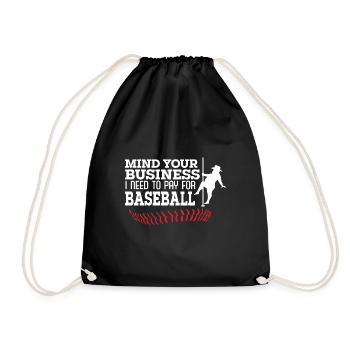 mi Occupez-vous de vos affaires, j’ai besoin de payer pour le baseball - Sac de sport léger - noir - Devant