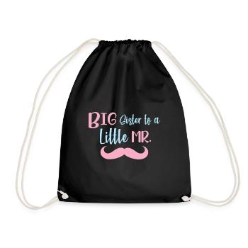 Big Sister To A Little mr - Sac de sport léger - noir - Devant