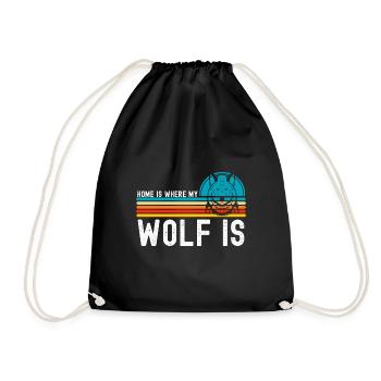 Wolf - Sac de sport léger - noir - Devant