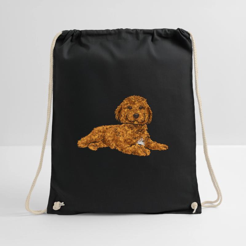 Cavapoo Capoodle Cavoodle Dog Gift Drawstring Bag