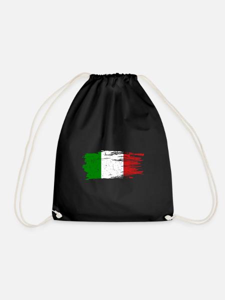 Italien - Turnbeutel - Schwarz