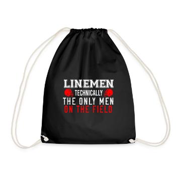 Quarterbacks Linemen techniquement les seuls - Sac de sport léger - noir - Devant