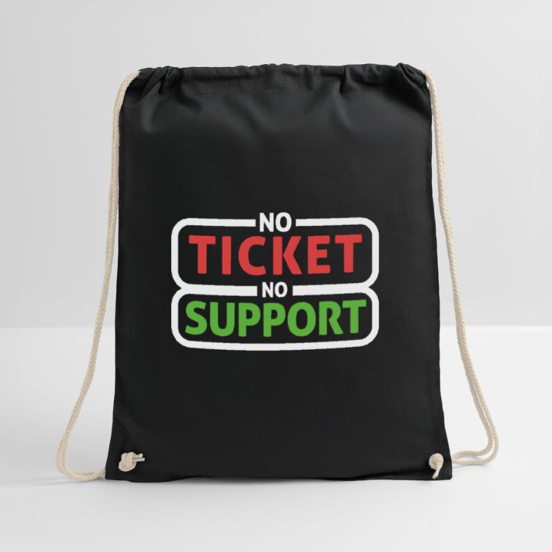 No Ticket No Support Computer Scientist IT Administrator Drawstring Bag