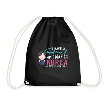 J’ai un petit ami Kpop Idol Fan K Drama Lover I - Sac de sport léger - noir - Devant