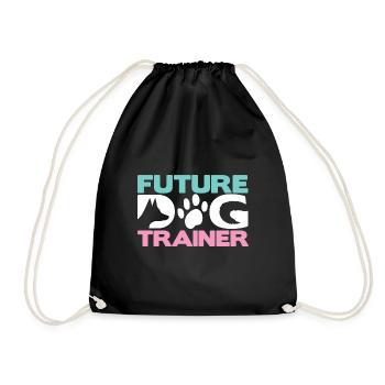 Chiens chiens chiens d’entraînement chien - Sac de sport léger - noir - Devant