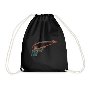 Tir au piège Tir au pigeon en argile Skeet - Sac de sport léger - noir - Devant