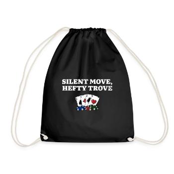 Silent Move Hefty Trove Gambler Stratégie de jeu - Sac de sport léger - noir - Devant