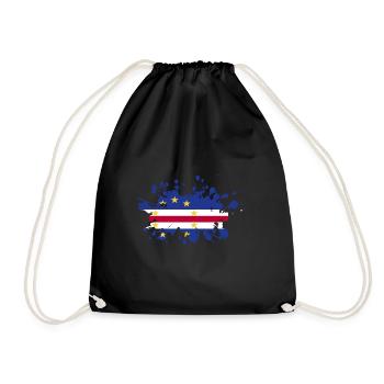 Drapeau du Cap-Vert Drapeau du Cap-Vert - Sac de sport léger - noir - Devant