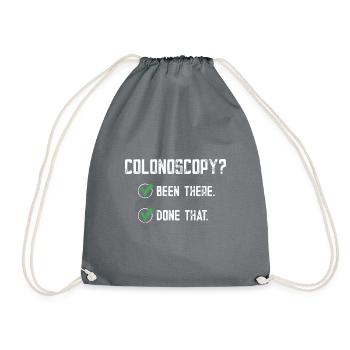 Gastro-entérologie Endoscopie Coloscopie - Sac de sport léger - gris - Devant