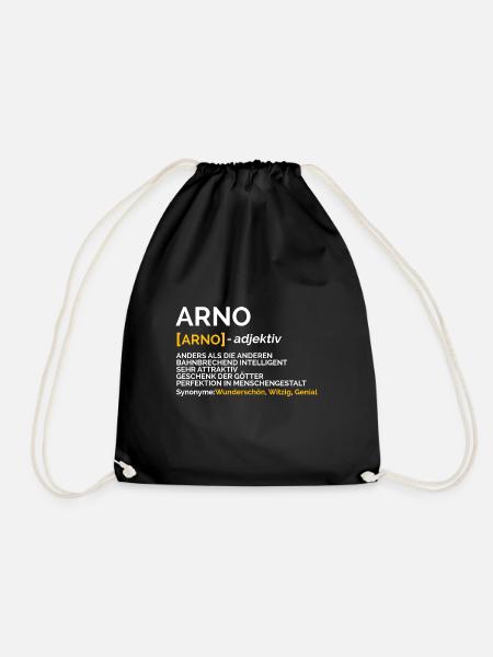 Arno - Turnbeutel - Schwarz