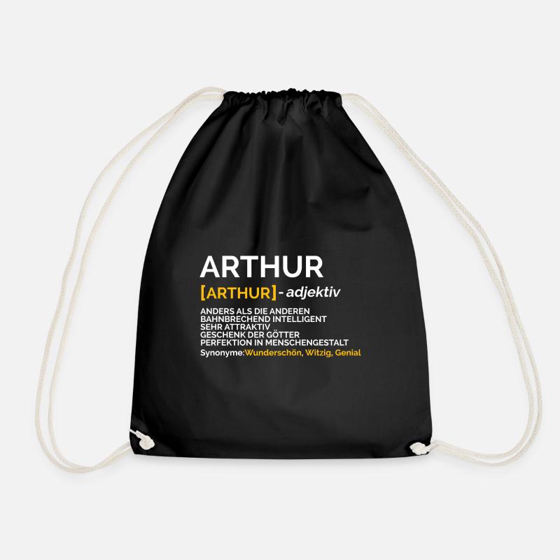 Arthur - Turnbeutel - Schwarz