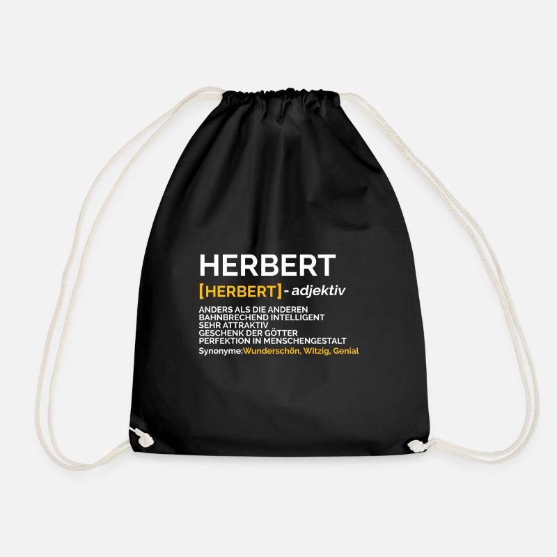 Herbert - Turnbeutel - Schwarz
