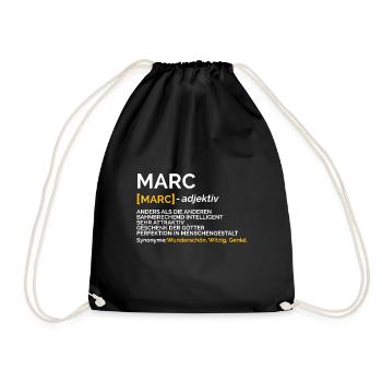 Marc - Turnbeutel - Schwarz - Vorne