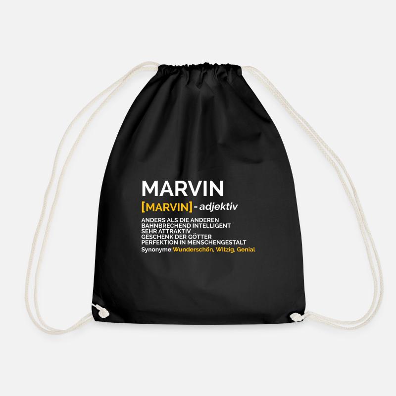 Marvin - Turnbeutel - Schwarz