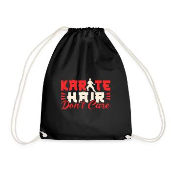 Karate Black Belt Gi Uniform - Turnbeutel - Schwarz - Vorne