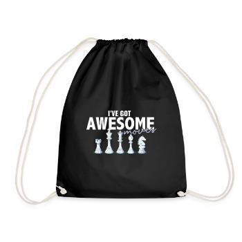 I've Got Some Awesome Moves Chess Player Gift - Turnbeutel - Schwarz - Vorne