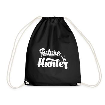 Chasseur de chasseurs de jeunes chasse papa chasseur bébé - Sac de sport léger - noir - Devant