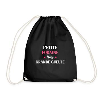 Humour Foraine - Sac de sport léger - noir - Devant