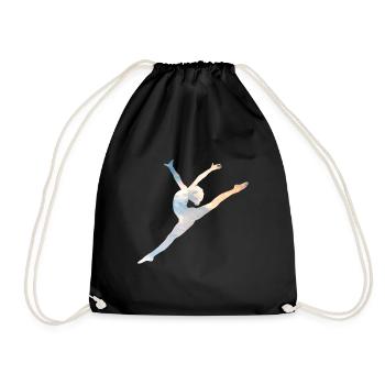 Ballett Sprung - Turnbeutel - Schwarz - Vorne