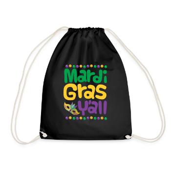 Chemise Mardi Gras Défilé de costumes de Mardi Gras - Sac de sport léger - noir - Devant