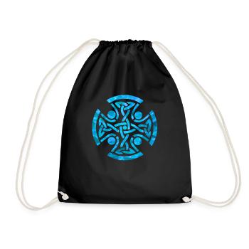 Celtic Knot - Drawstring Bag - black - Front