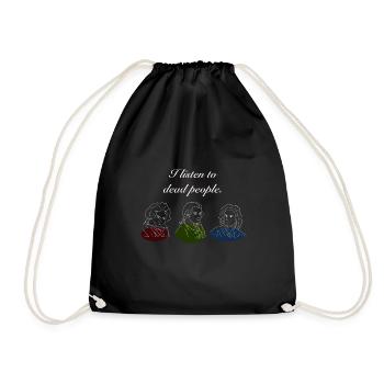 Music Classical Music Classical Instrument Gift - Drawstring Bag - black - Front