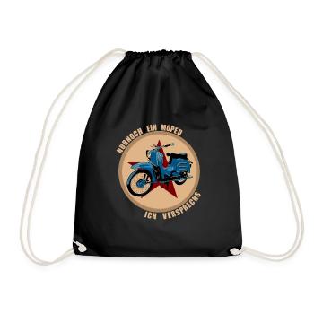 Plus qu’un mobylette escaladé simson cadeau ossi - Sac de sport léger - noir - Devant
