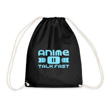 Cute Japanese Manga Women Girls Gift Otaku Kawaii - Turnbeutel - Schwarz - Vorne