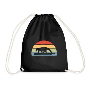 Binturong Bearcat Gift - Drawstring Bag - black - Front