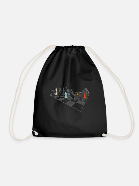 Échec et mat aux échecs - Sac de sport léger - noir