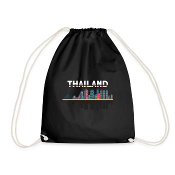 Thailand - Turnbeutel - Schwarz - Vorne