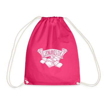 German is sexy - Drawstring Bag - fuchsia - Front
