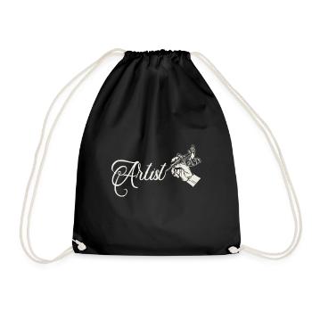 Tattoo Pen Artist Tattoo Ink Art - Drawstring Bag - black - Front